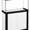 Diversa Aquarium Fine-Line, White-Black 132L