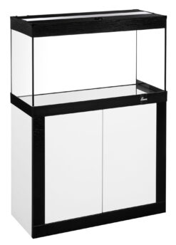 Diversa Aquarium Fine-Line, White-Black 132L