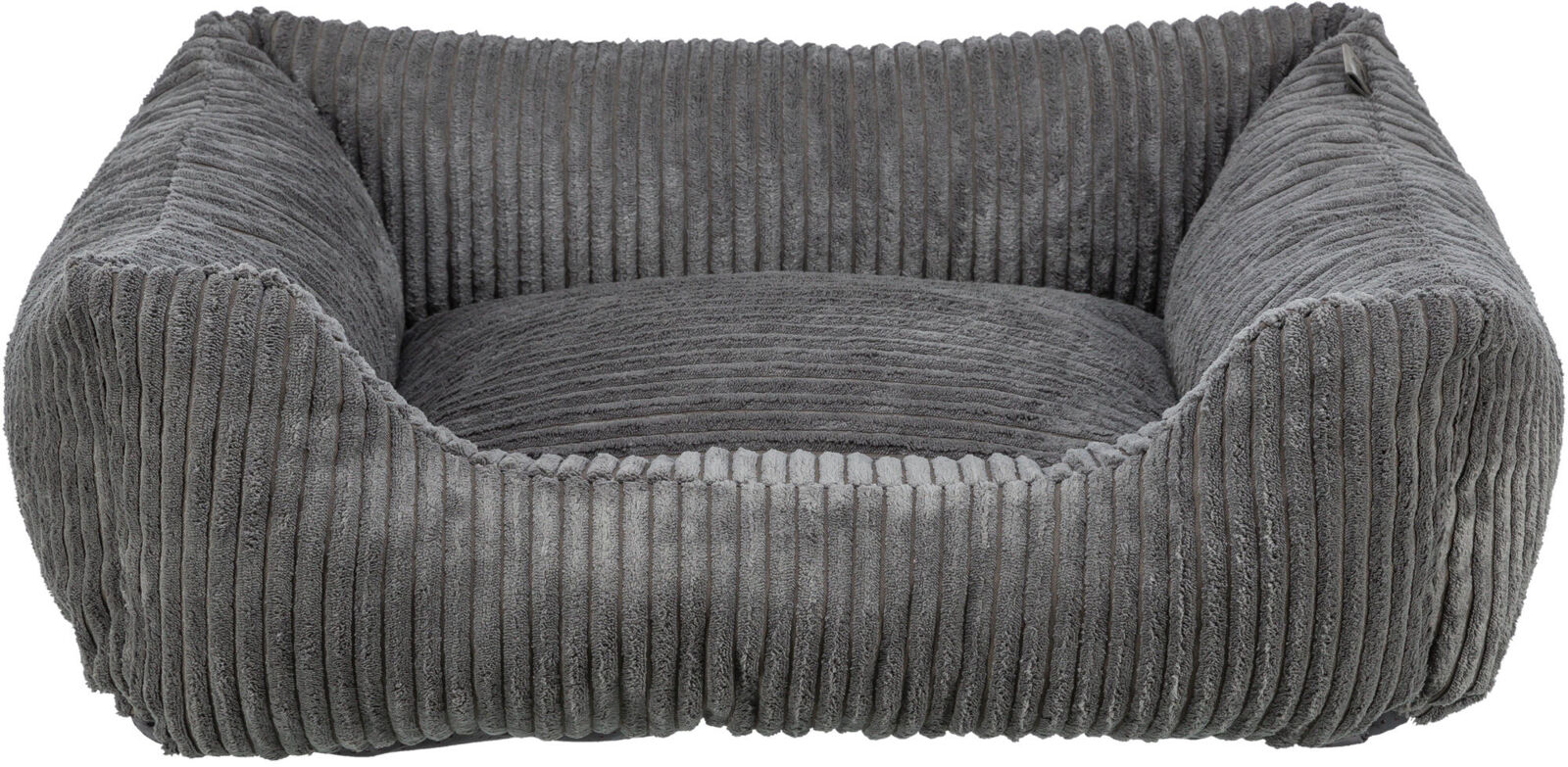 Vital Lit Jonna, velours côtelé, carré, gris foncé 60×50cm Vital Lit Jonna, velours côtelé, carré, gris foncé 60×50cm