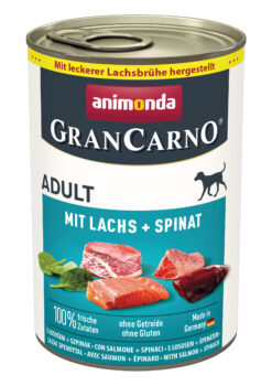 Animonda, Hund, GranCarno Adult m. Lachs+Spinat MHD 11/25