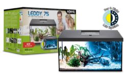 AQUARIUM SET LEDDY 75 BLACK D&N 2.0