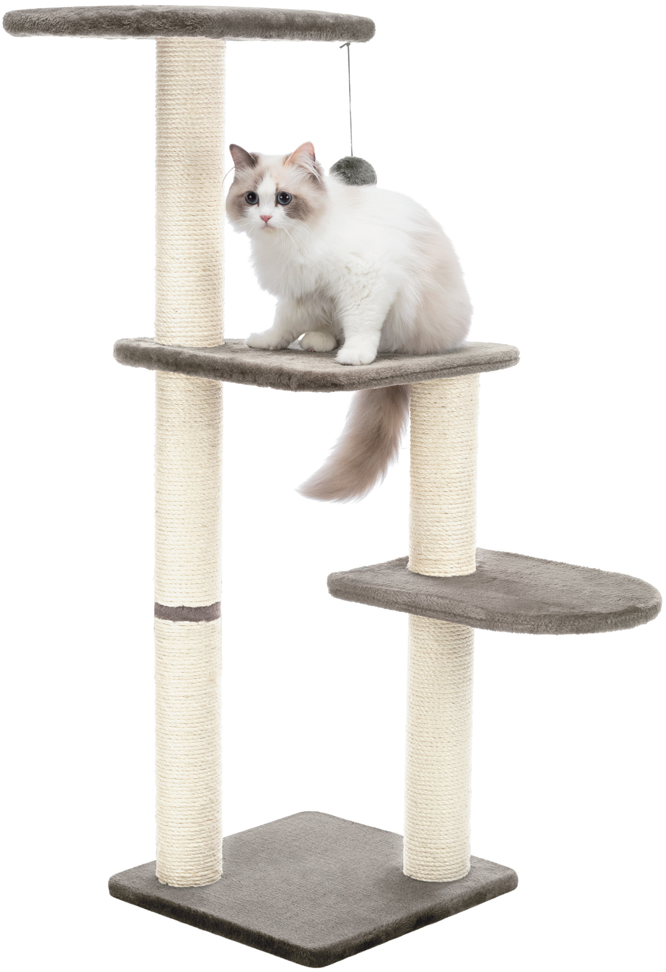 Arbre à chat Altea, gris platinium 117cm Arbre à chat Altea, gris platinium 117cm