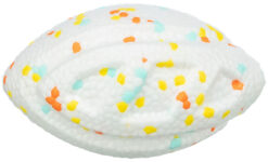 Light & Strong, Rugby, EPS, 12,5 cm, weiss/bunt