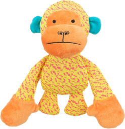 Singe, tissu, 27 cm, jaune