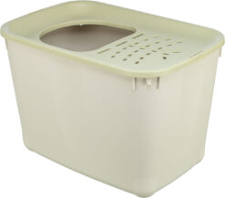 Alternative view of Bac à litière Hop In, 38 × 39 × 58 cm, gris/vert