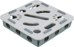 Whole'n'Roll Box, Filz, 30 × 7,5 cm, grau