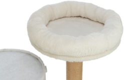 Alternative view of Arbre à chat feutre, 58 × 52 × 37 cm, crème