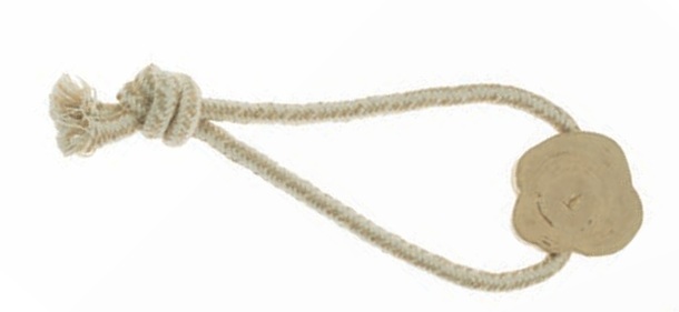 Schnur mit Kaffeeholz, nature/beige 28cm, klein, 90g, Schnur mit Kaffeeholz, nature/beige 28cm, klein, 90g,