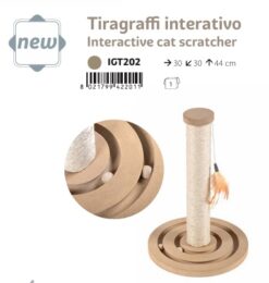 Alternative view of Interaktiver Kratzbaum, beige