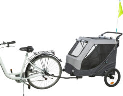 Alternative view of Remorque pour vélo, fonction de pliage rapide, XL: