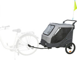 Remorque pour vélo, fonction de pliage rapide, XL: