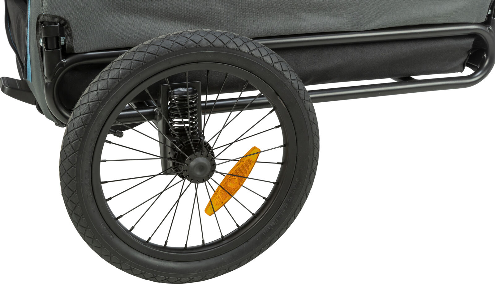 Remorque pour vélo, S: 70×88×88/131cm, bleu/gris S: 70×88×88/131cm Remorque pour vélo, S: 70×88×88/131cm, bleu/gris S: 70×88×88/131cm
