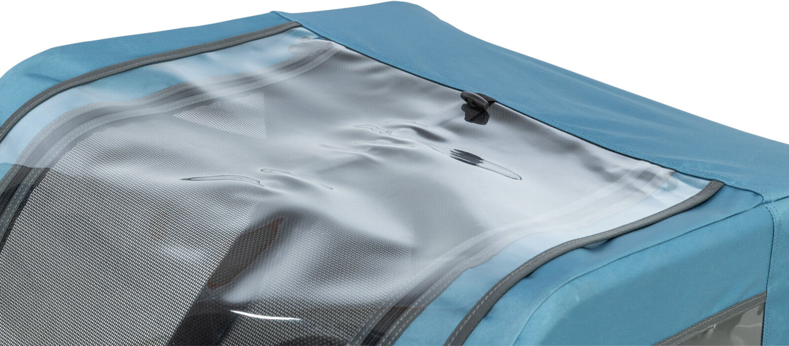 Remorque pour vélo, S: 70×88×88/131cm, bleu/gris S: 70×88×88/131cm Remorque pour vélo, S: 70×88×88/131cm, bleu/gris S: 70×88×88/131cm