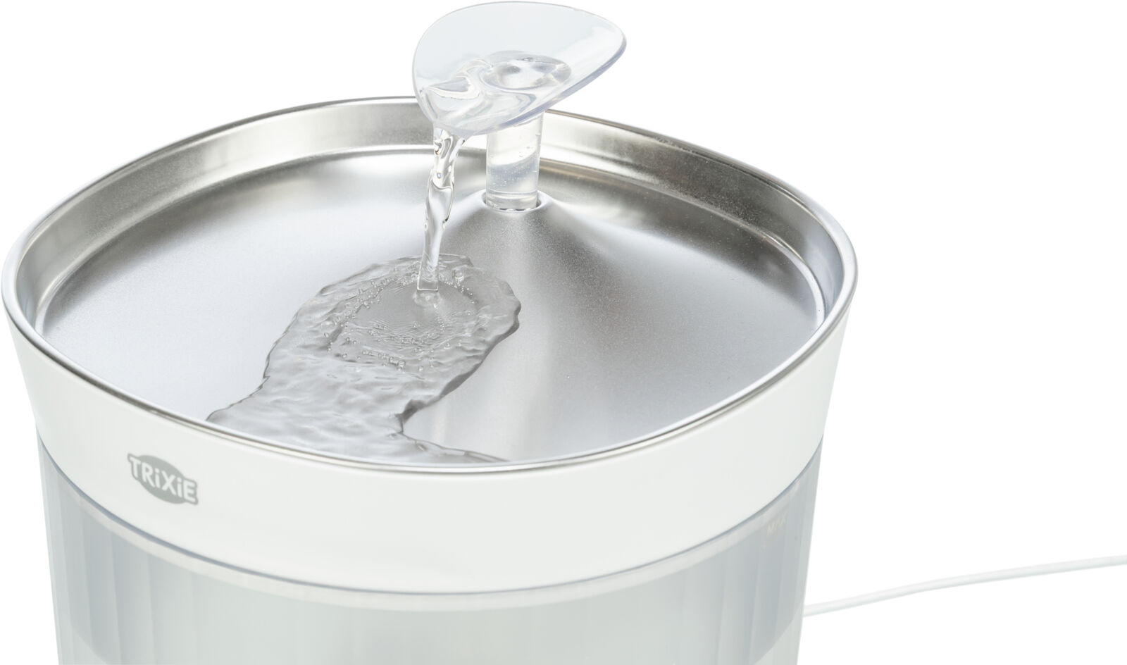 Trinkbrunnen Aqua Clear, Kunststoff/Edelstahl, 2,5 l/18×16×1 Trinkbrunnen Aqua Clear, Kunststoff/Edelstahl, 2,5 l/18×16×1