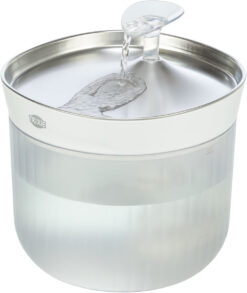 Trinkbrunnen Aqua Clear, Kunststoff/Edelstahl, 2,5 l/18×16×1