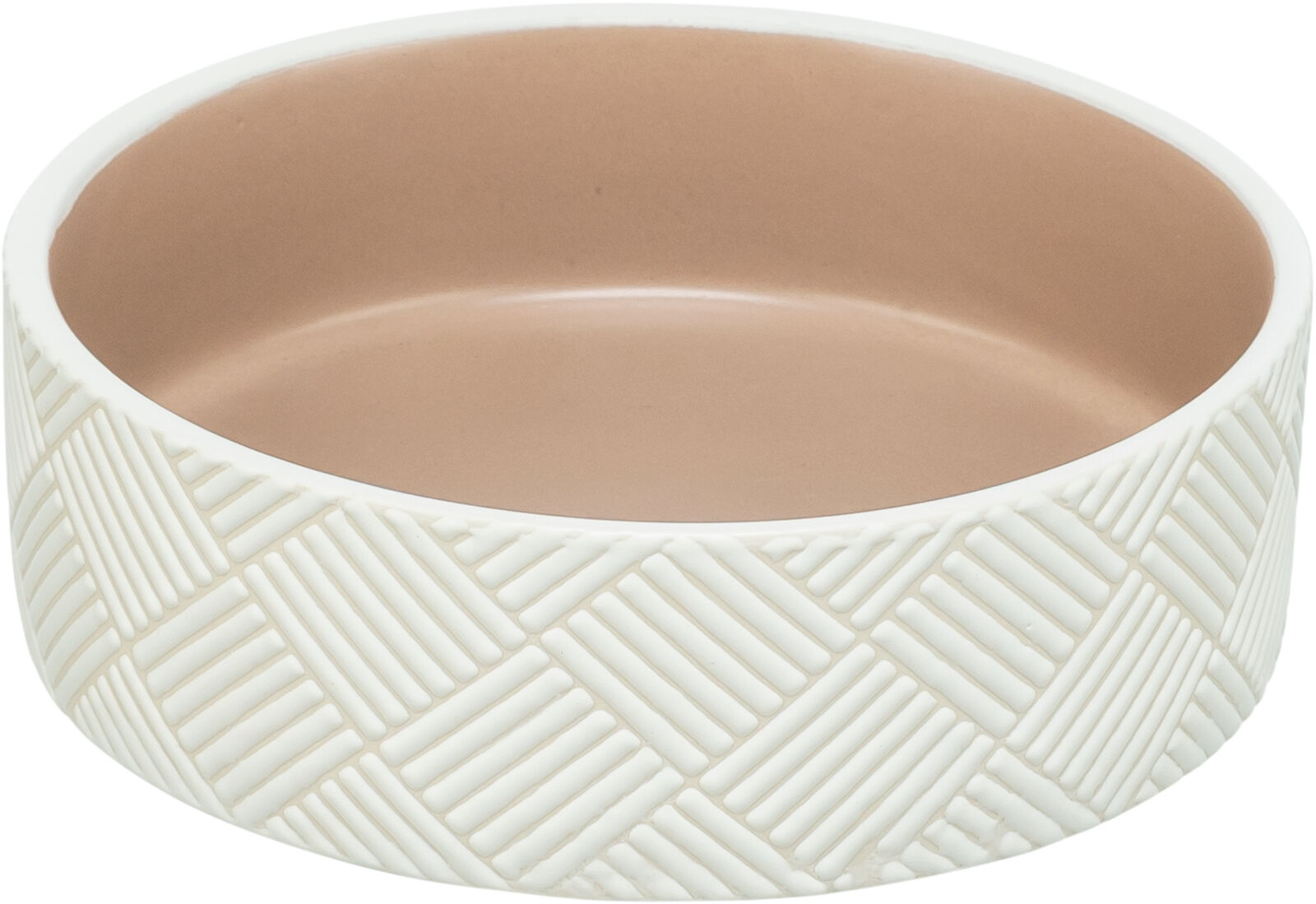 Napf Muster, Keramik, weiss/beige 0,4 l/ø 14cm Napf Muster, Keramik, weiss/beige 0,4 l/ø 14cm