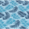 Matelas rafraîchissant avec feuilles de palmier, 40×30cm, bl