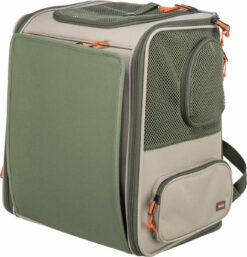 Rucksack Rocco, 40×42×30cm, beige/olivgrün