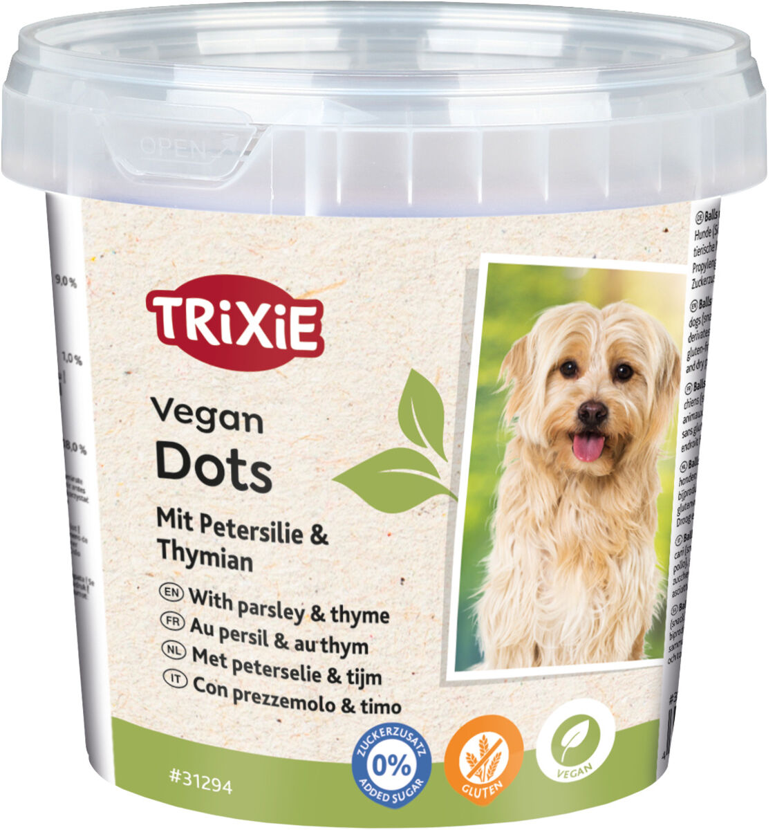 Vegan Soft Snack Dots au persil & thym 200g Vegan Soft Snack Dots au persil & thym 200g