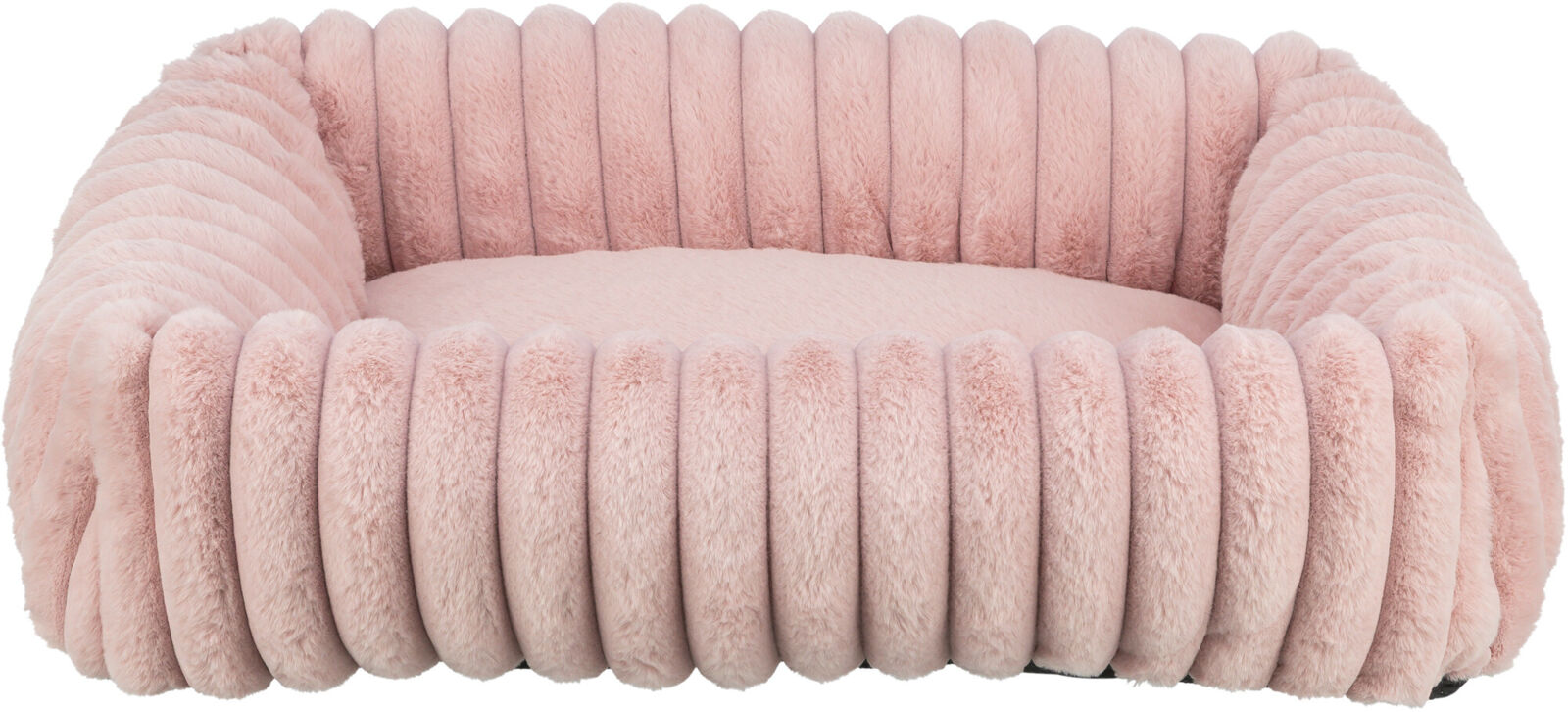 Bett Lonni, Cordplüsch, eckig, rosa 65×50cm Bett Lonni, Cordplüsch, eckig, rosa 65×50cm