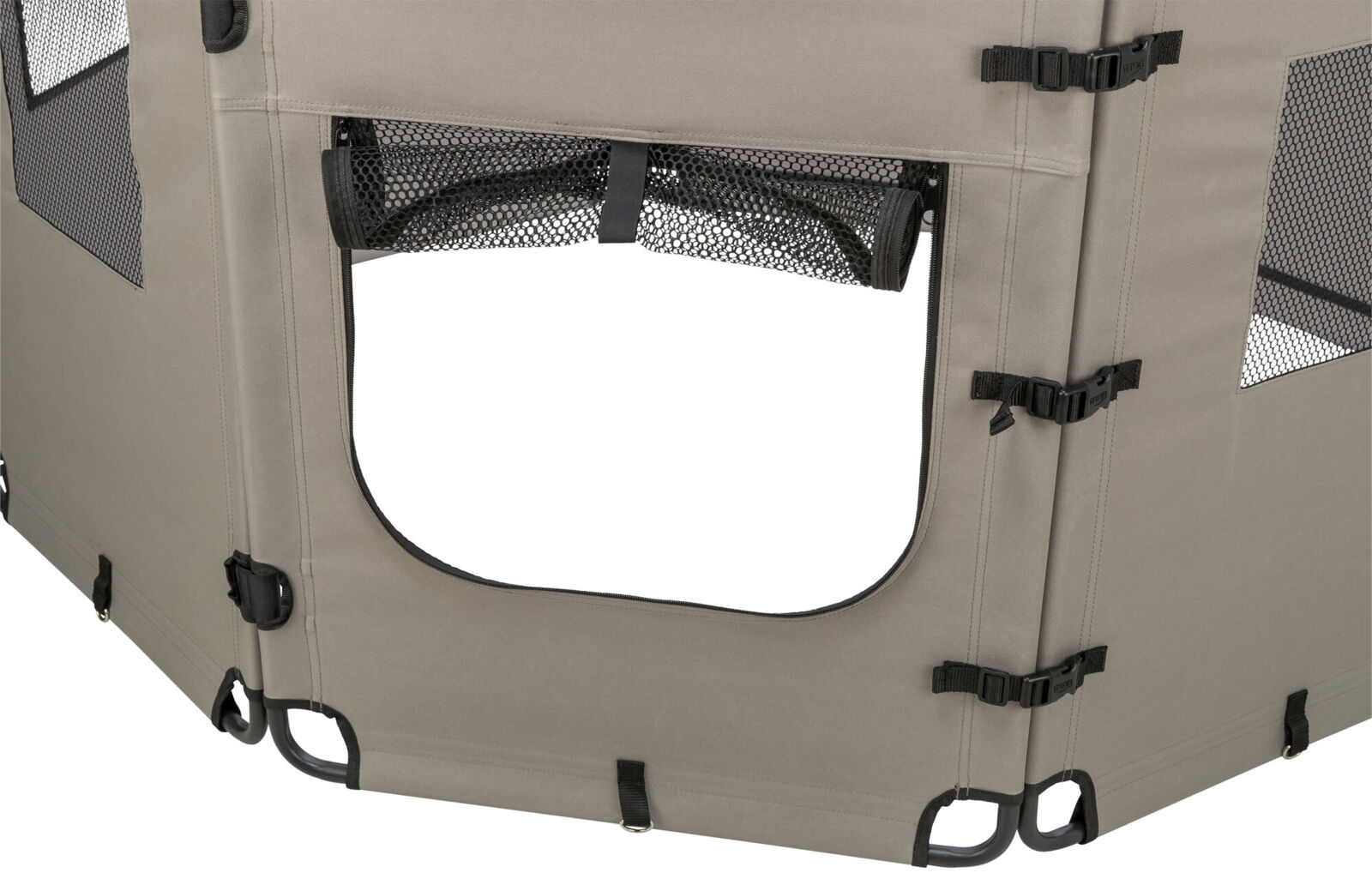 Clôture de camping, 8 éléments, 8 éléments de 78×59cm, gris/ 78×59cm pro Element Clôture de camping, 8 éléments, 8 éléments de 78×59cm, gris/ 78×59cm pro Element