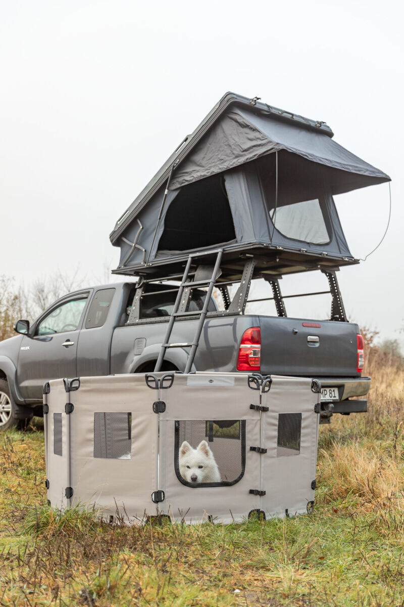 Clôture de camping, 8 éléments, 8 éléments de 78×59cm, gris/ 78×59cm pro Element Clôture de camping, 8 éléments, 8 éléments de 78×59cm, gris/ 78×59cm pro Element