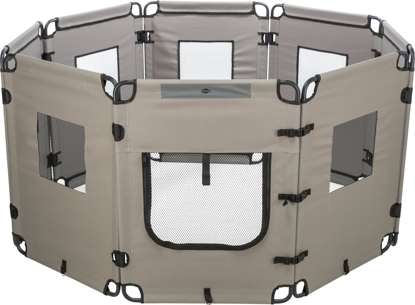 Clôture de camping, 8 éléments, 8 éléments de 78×59cm, gris/ 78×59cm pro Element Clôture de camping, 8 éléments, 8 éléments de 78×59cm, gris/ 78×59cm pro Element