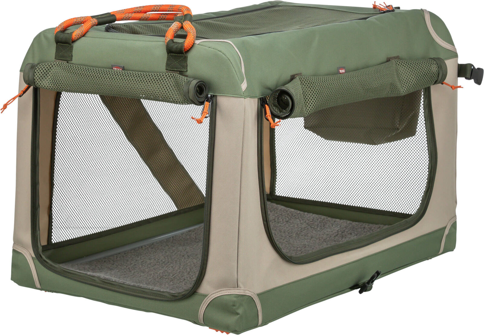 Hundebox Comfy, olivgrün/beige S: 47,5×44,5×70cm Hundebox Comfy, olivgrün/beige S: 47,5×44,5×70cm