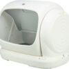 Selbstreinigende Katzentoilette XL, Kunststoff, 63×51cm, wei
