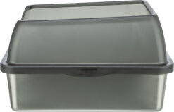 Alternative view of Edelstahltoilette, mit Rand, 40×29×52cm, grau