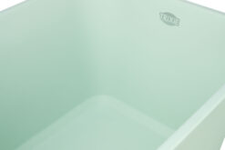Alternative view of Katzentoilette Pavo, hoher Rand, 44×32×55cm, grün