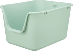 Katzentoilette Pavo, hoher Rand, 44×32×55cm, grün