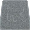 Vorleger für Katzentoiletten, Katzensilouette, PVC