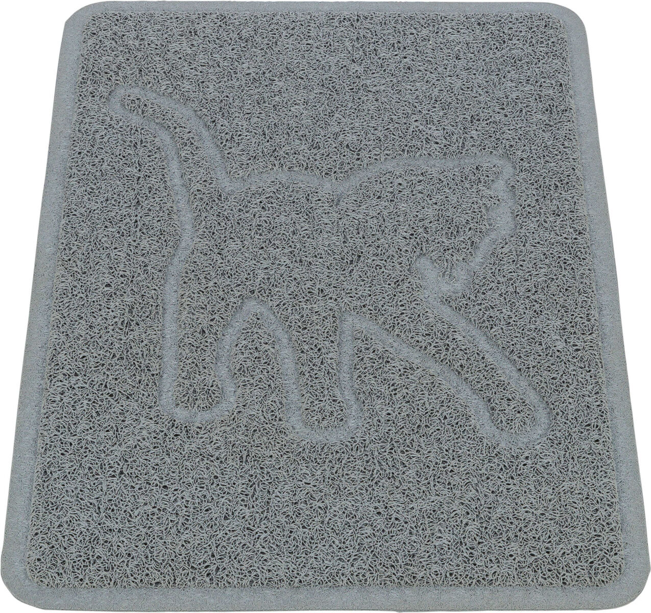 Vorleger für Katzentoiletten, Katzensilouette, PVC 35cm/48c Vorleger für Katzentoiletten, Katzensilouette, PVC 35cm/48c