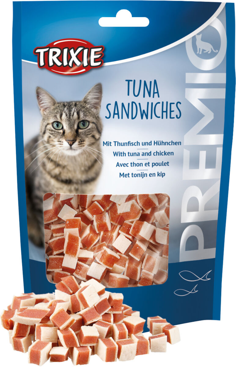 PREMIO Tuna Sandwiches, 50g. MHD 08/26 nur per VE 6Stk. PREMIO Tuna Sandwiches, 50g. MHD 08/26 nur per VE 6Stk.