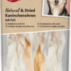 Kaninchenohren mit Fell, 100g