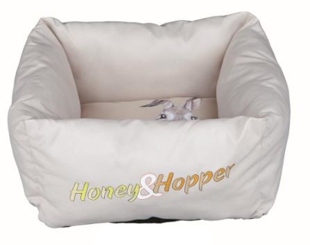 Honey & Hopper Kleintierbett, beige 33x33cm Honey & Hopper Kleintierbett, beige 33x33cm