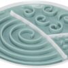 Lick'n'Snack Platte, blattform, TPR/PP, 28×21cm