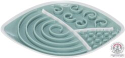 Plateau Lick'n'Snack, feuille, en TPR/PP, 28×21cm