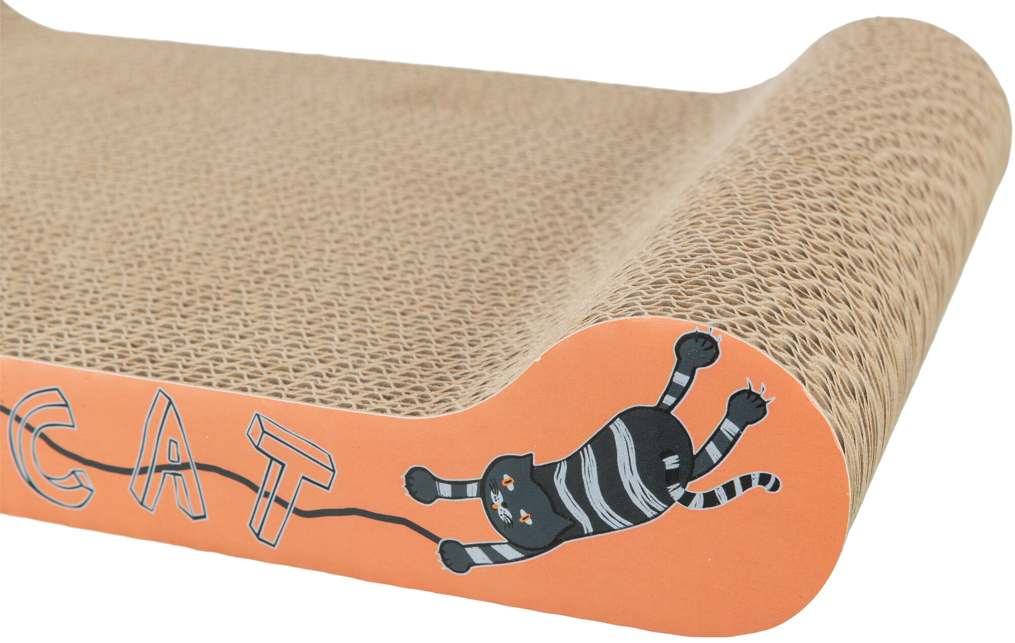 Kratzpappe Wild Cat, 41×7×24cm, orange Kratzpappe Wild Cat, 41×7×24cm, orange