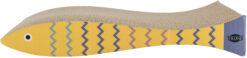 Alternative view of Plaque griffoir poisson, herbe à chat, 2 pièces, 40×30×11cm,