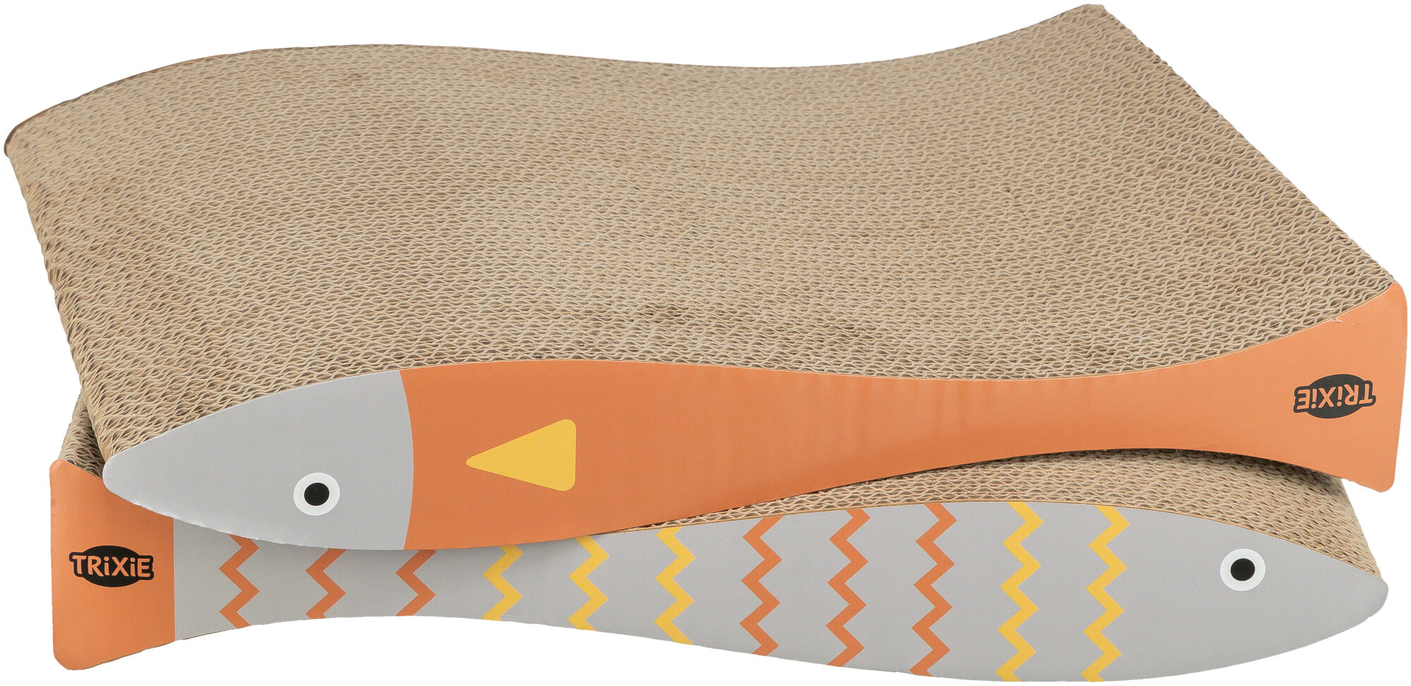 Kratzpappen Fisch, Katzenminze, 2 Stück, 40×30×11cm, 2 St., Kratzpappen Fisch, Katzenminze, 2 Stück, 40×30×11cm, 2 St.,