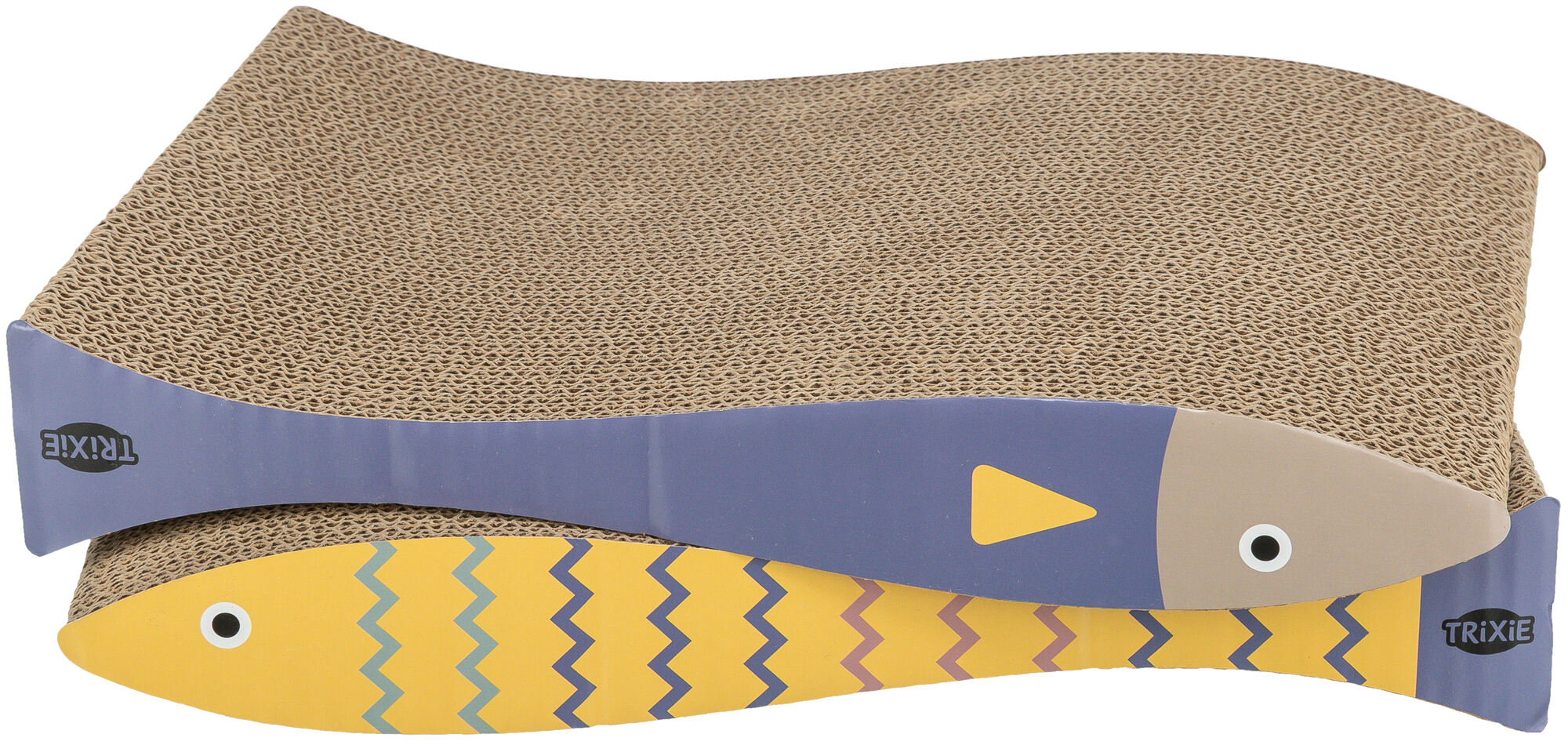 Kratzpappen Fisch, Katzenminze, 2 Stück, 40×30×11cm, 2 St., Kratzpappen Fisch, Katzenminze, 2 Stück, 40×30×11cm, 2 St.,