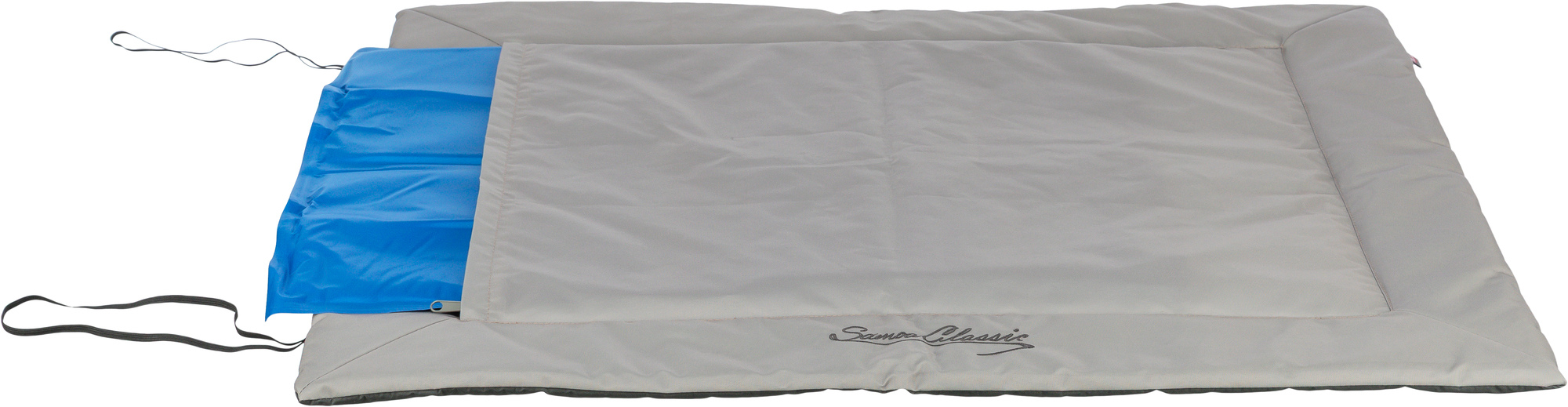 Couverture de voyage Samoa Classic, 85 × 70 cm, bleu glacé 85×70cm Couverture de voyage Samoa Classic, 85 × 70 cm, bleu glacé 85×70cm