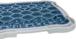 Alternative view of Plateau Lick'n'Snack, en TPR/PP, 20×20cm, bleu foncé