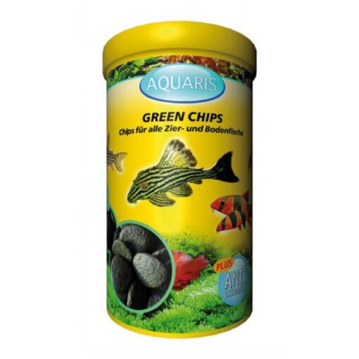 Aquaris Green Chips - Aquar. Fischf. p. les poissons chats 250ml