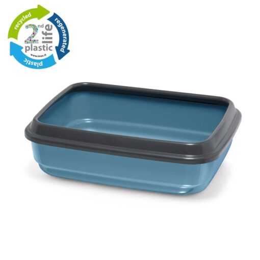 Katzentoilette JERRY 2ND LIFE, mixed colours L50,5xH14,5xT40cm, nur per VE 6Stk.