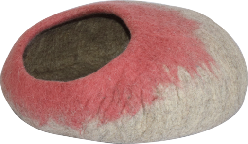 DDKC Höhle Ombre nature/rosa 50x36x25cm