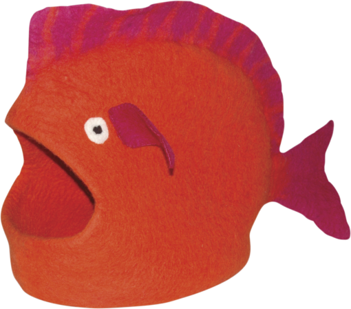 DDKC Höhle Fisch, orange 54x28x20cm