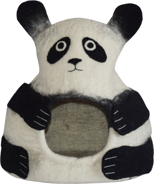 DDKC Abri Panda, Noir/Blanc 36x34x30cm
